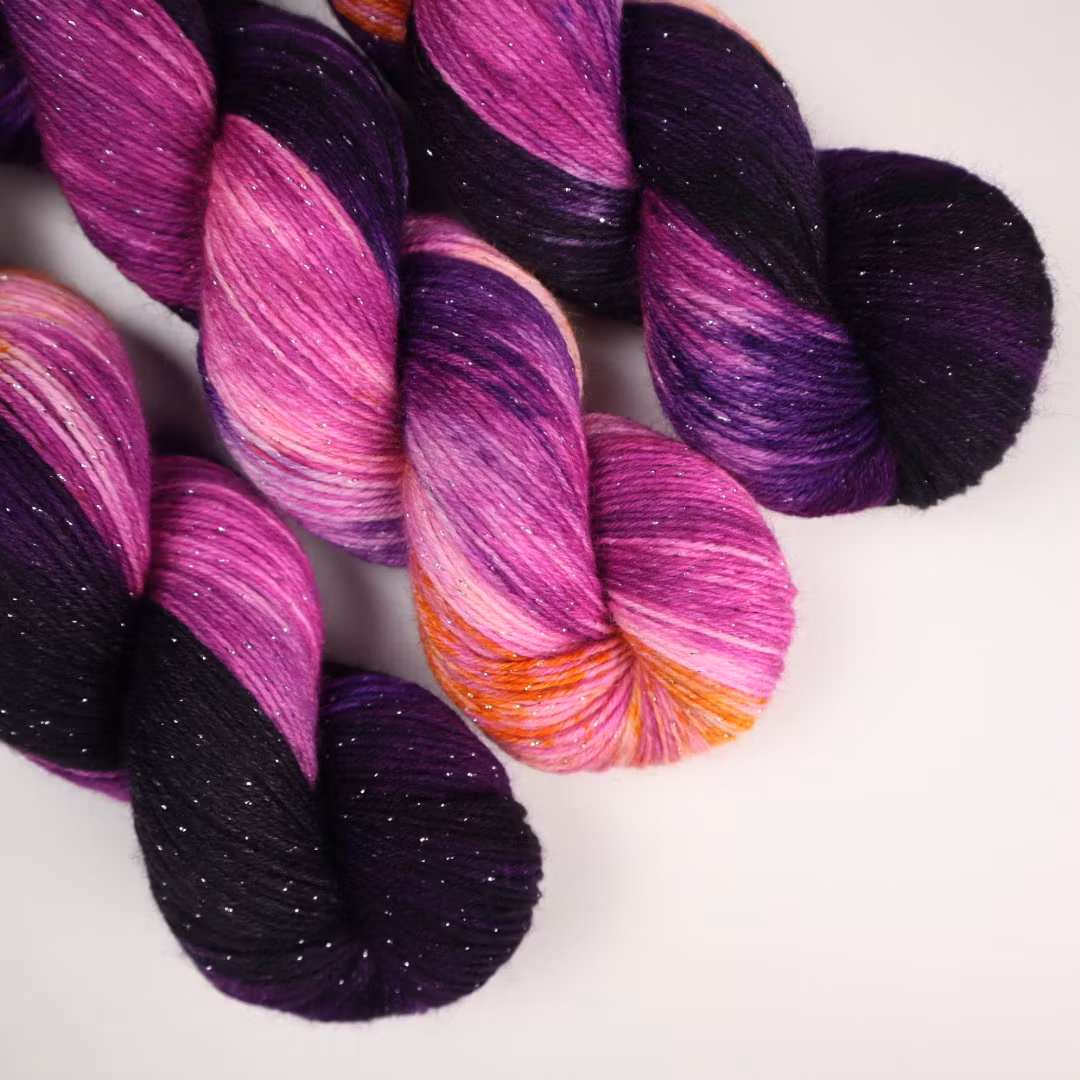 GLITTER Sockgarn "Sunset Bitch"