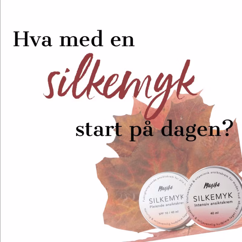 Pleiende ansiktskremer i Silkemyk serien