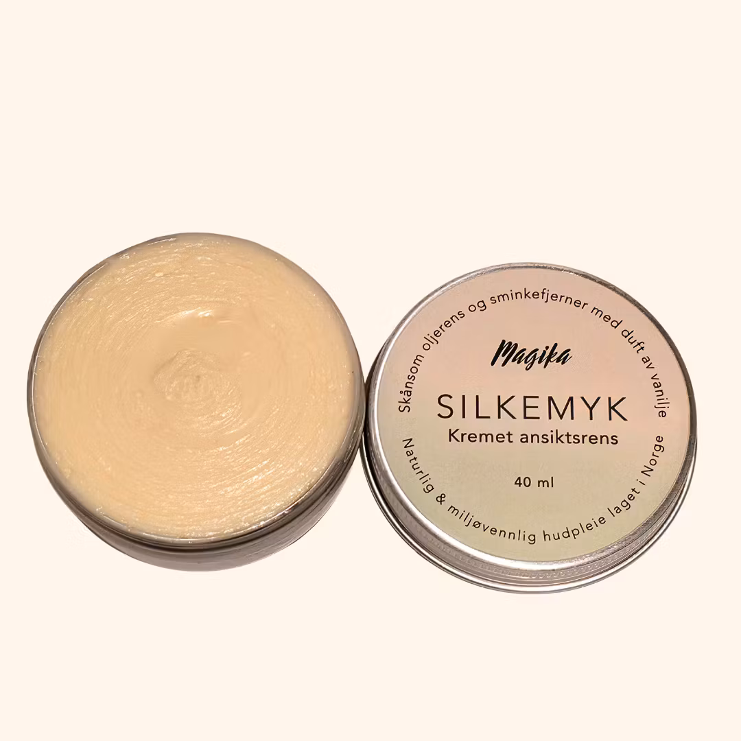 Peøve Silkemyk kremet ansiktsrens 10 ml