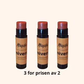 3 for 2 universal leppepomade med farge