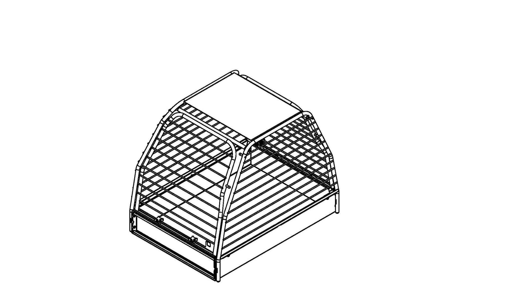 Flexxy dog cage Medium wide