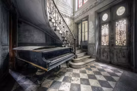 Piano In A Castle