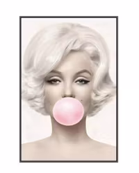 Marilyn Monroe bubble gum med ramme