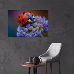 Ladybug On Flower
