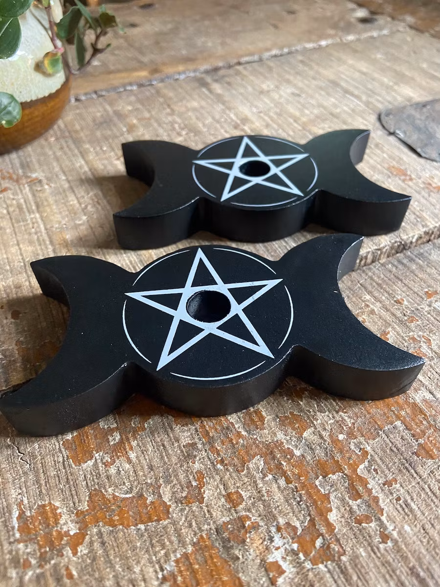 Ljushållare till Spell Candles (Triple Moon)