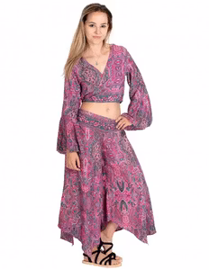 Byxor + Topp Alba (Rosa)