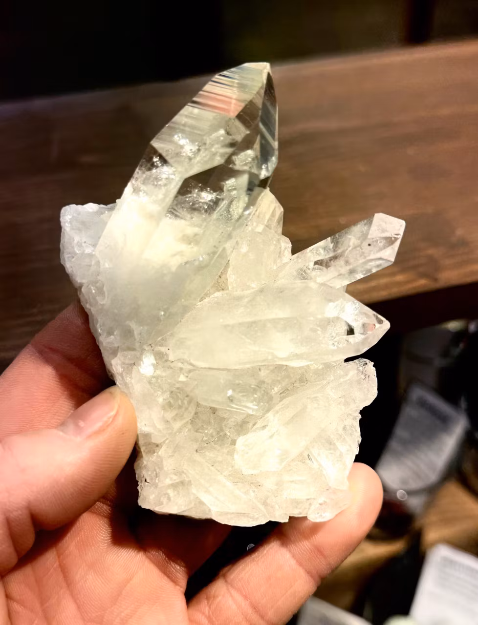 Bergkristall, kluster