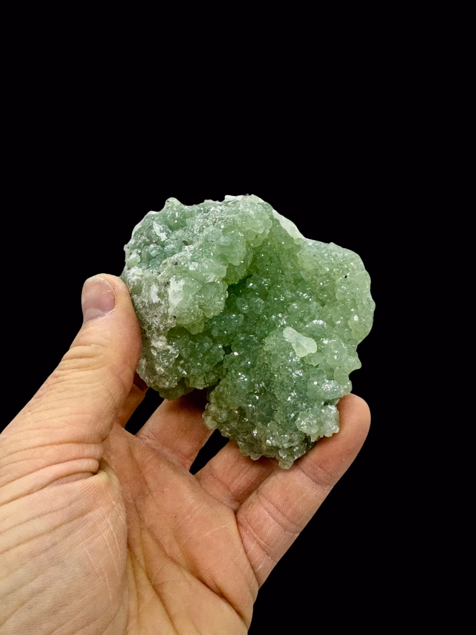 Kluster Prehnit AA-kvalitet