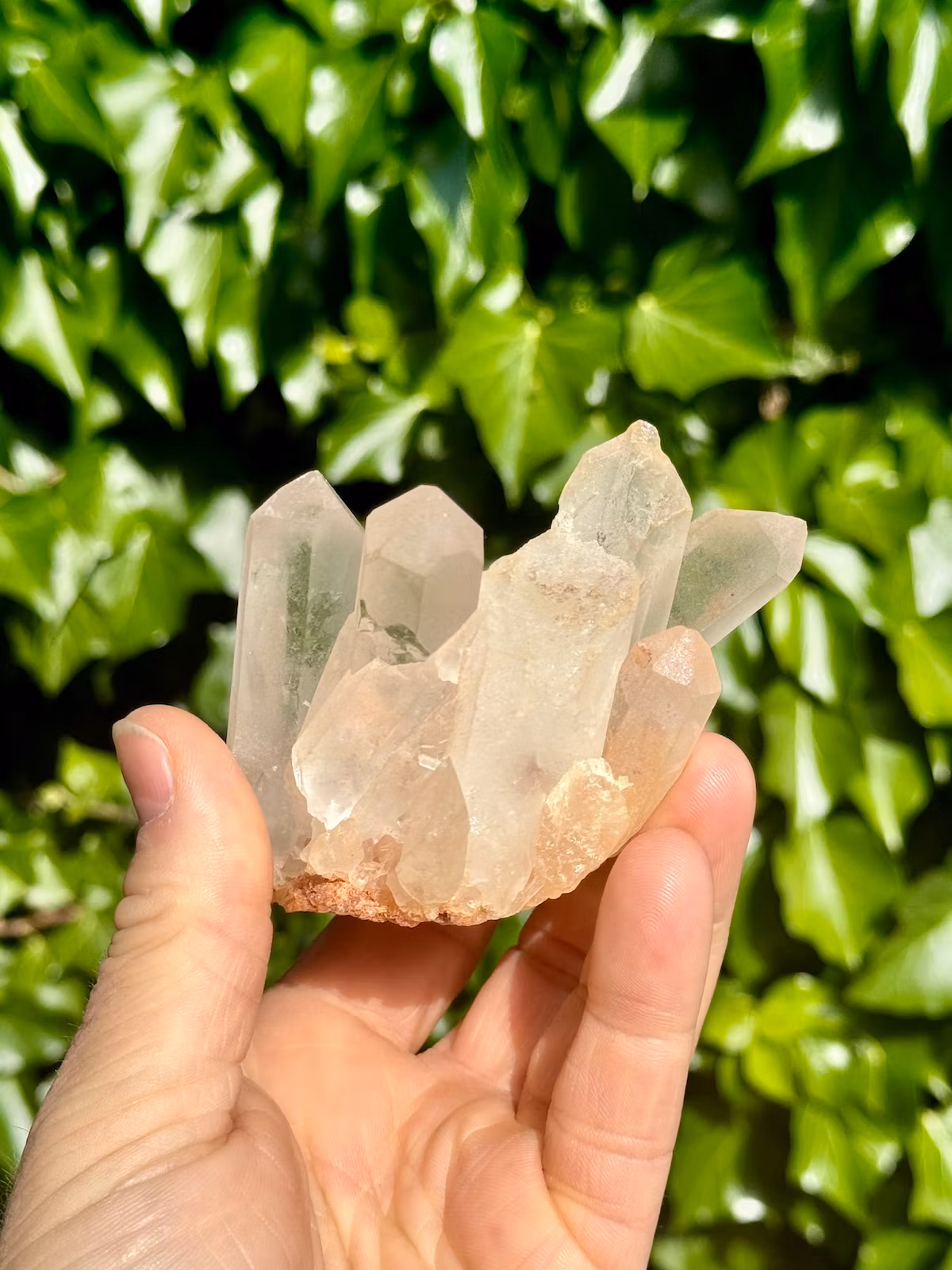 Kluster Bergkristall AA-kvalitet