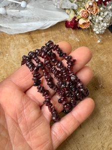 Armband Granat (Chips)