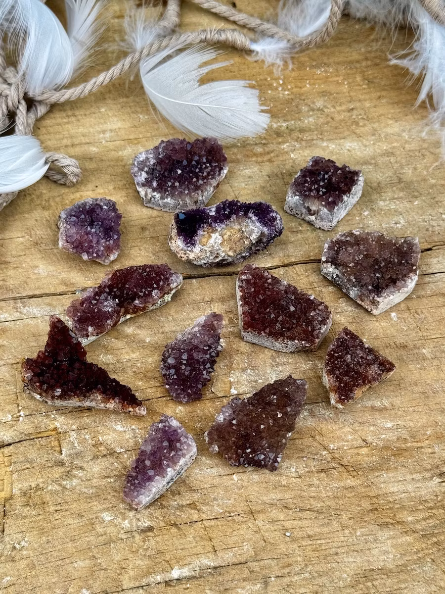 Kluster Röd ametist (Medium)