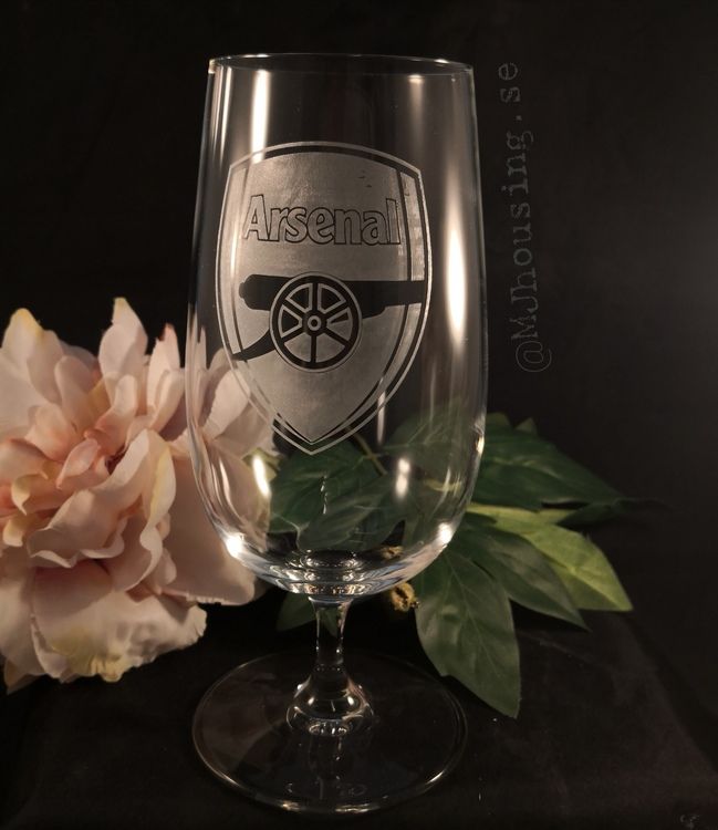Graverat Ölglas L O G G A