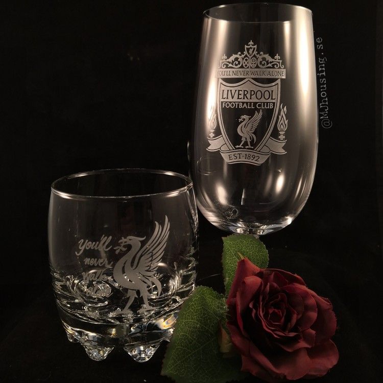 Graverat Ölglas L O G G A