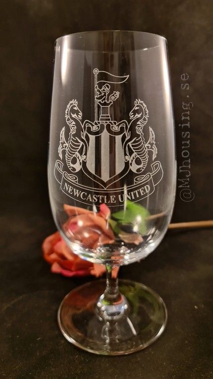 Graverat Ölglas L O G G A