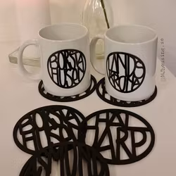 Glasunderlägg Orten