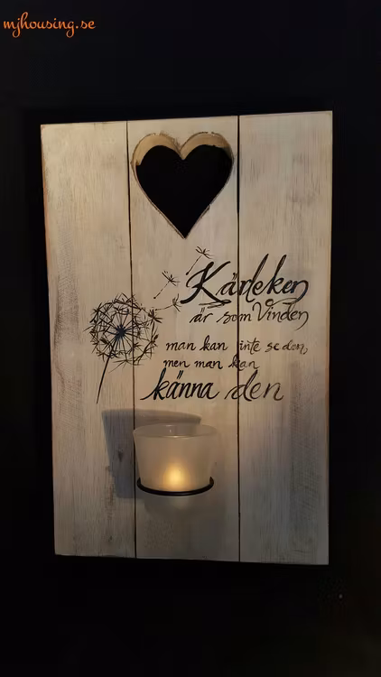 ljushållare Lycklig