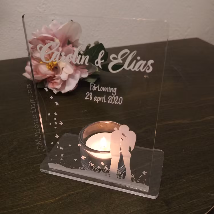 Ljushållare Glasklar