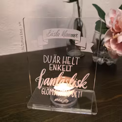 Ljushållare Glasklar
