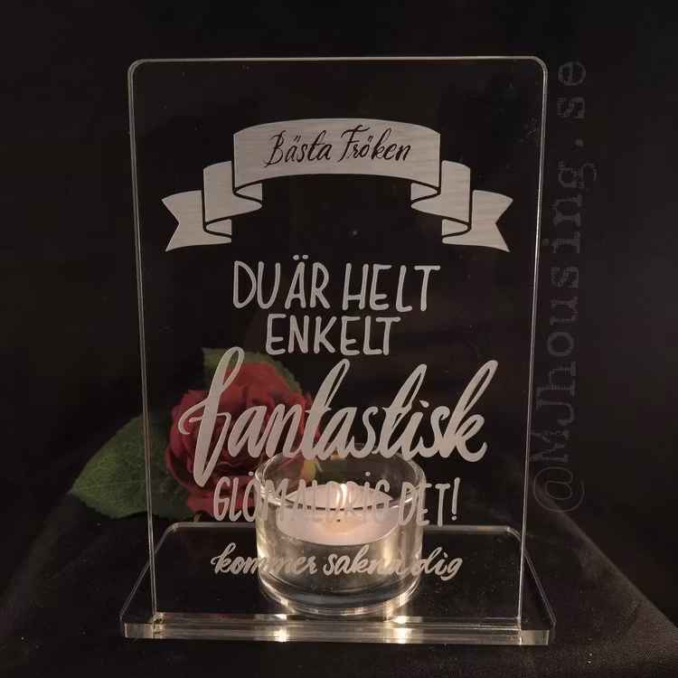 Ljushållare Glasklar