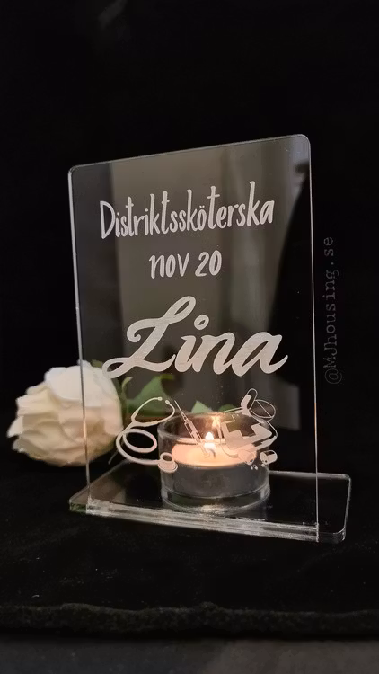 Ljushållare Glasklar