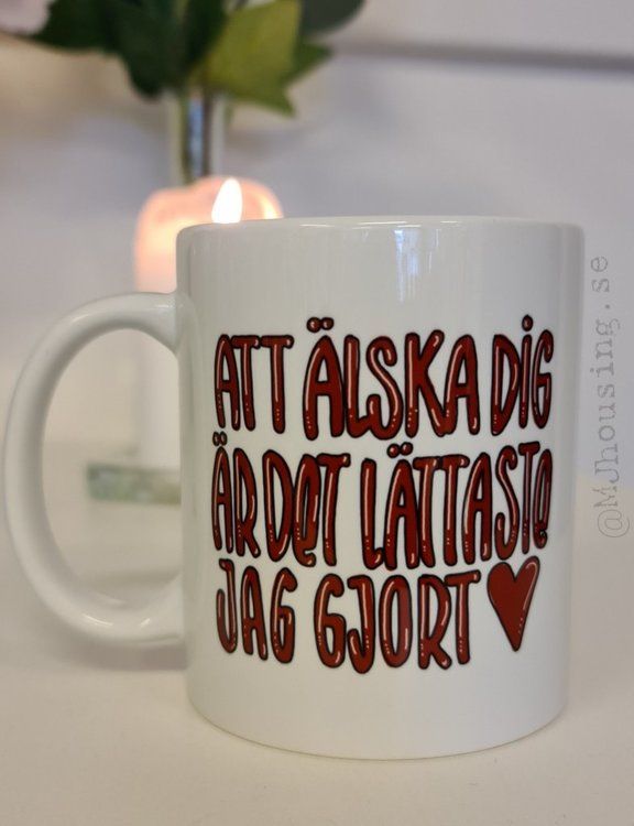 Mugg Med dina ord & tankar