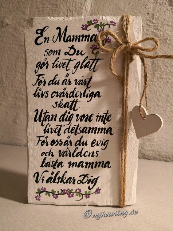 Trätavla Budskap