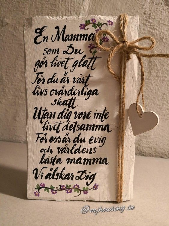 Trätavla Budskap