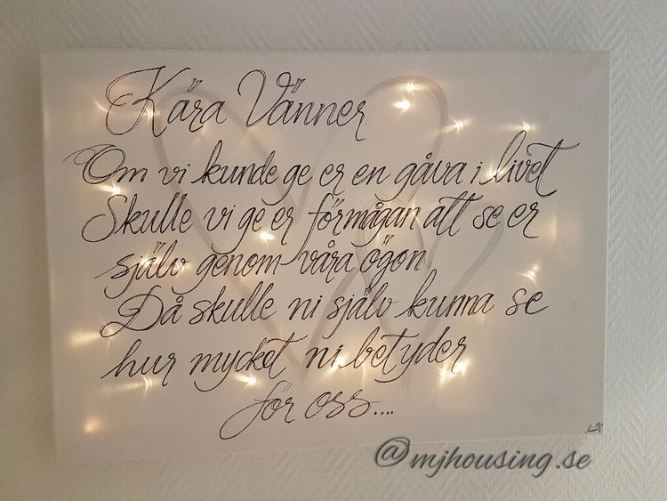Canvas Belysning