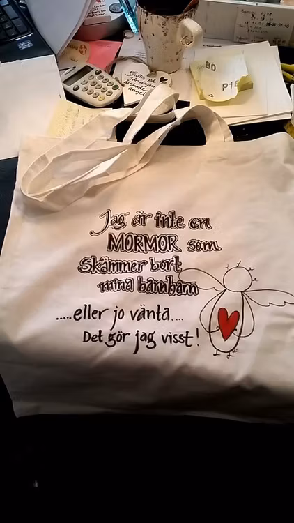 Tygkasse med dina ord & tankar