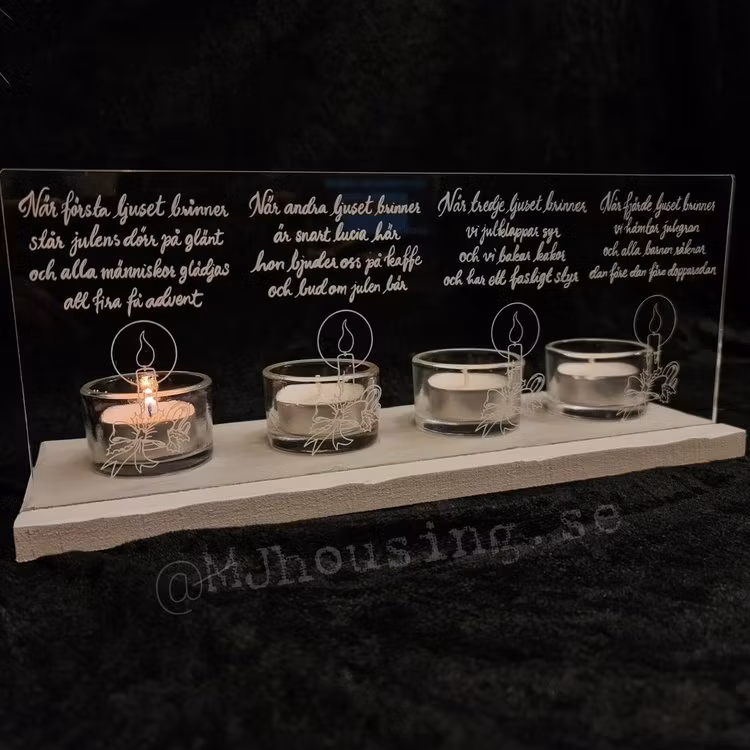 Adventsljushållare