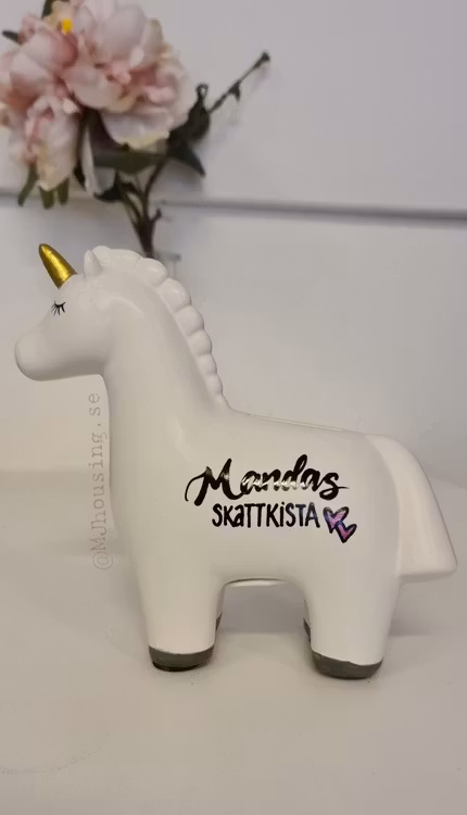 Personlig Sparbössa Enhörning