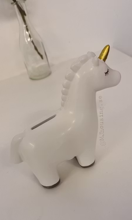 Personlig Sparbössa Enhörning