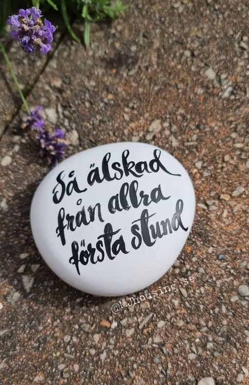 "Sten" med dina ord & tankar