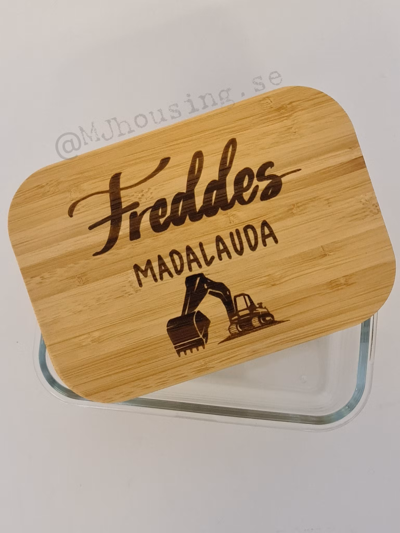 Personlig Matlåda med trälock