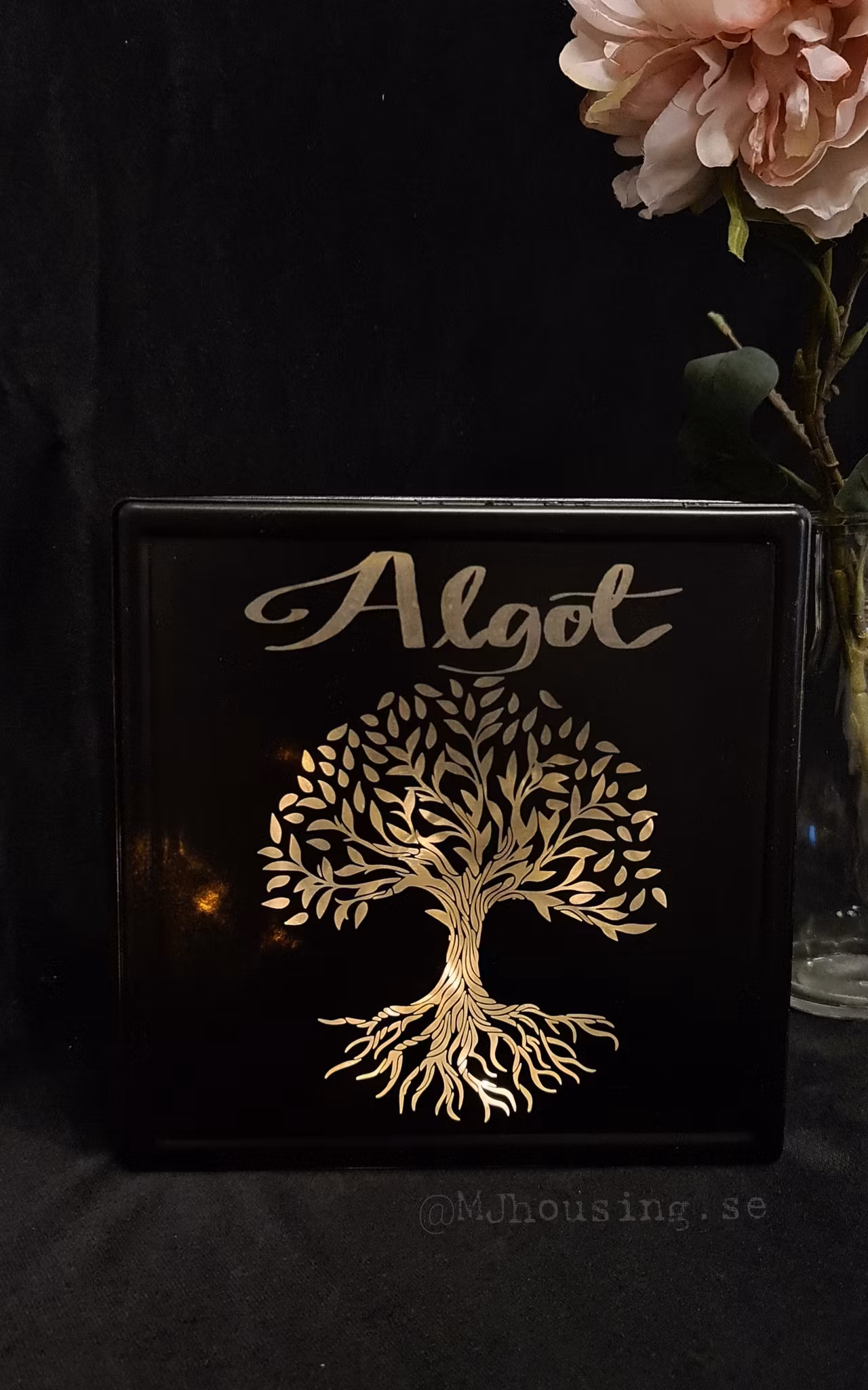 Glasblock Black