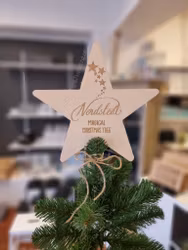 Julgransstjärna med dina ord & tankar
