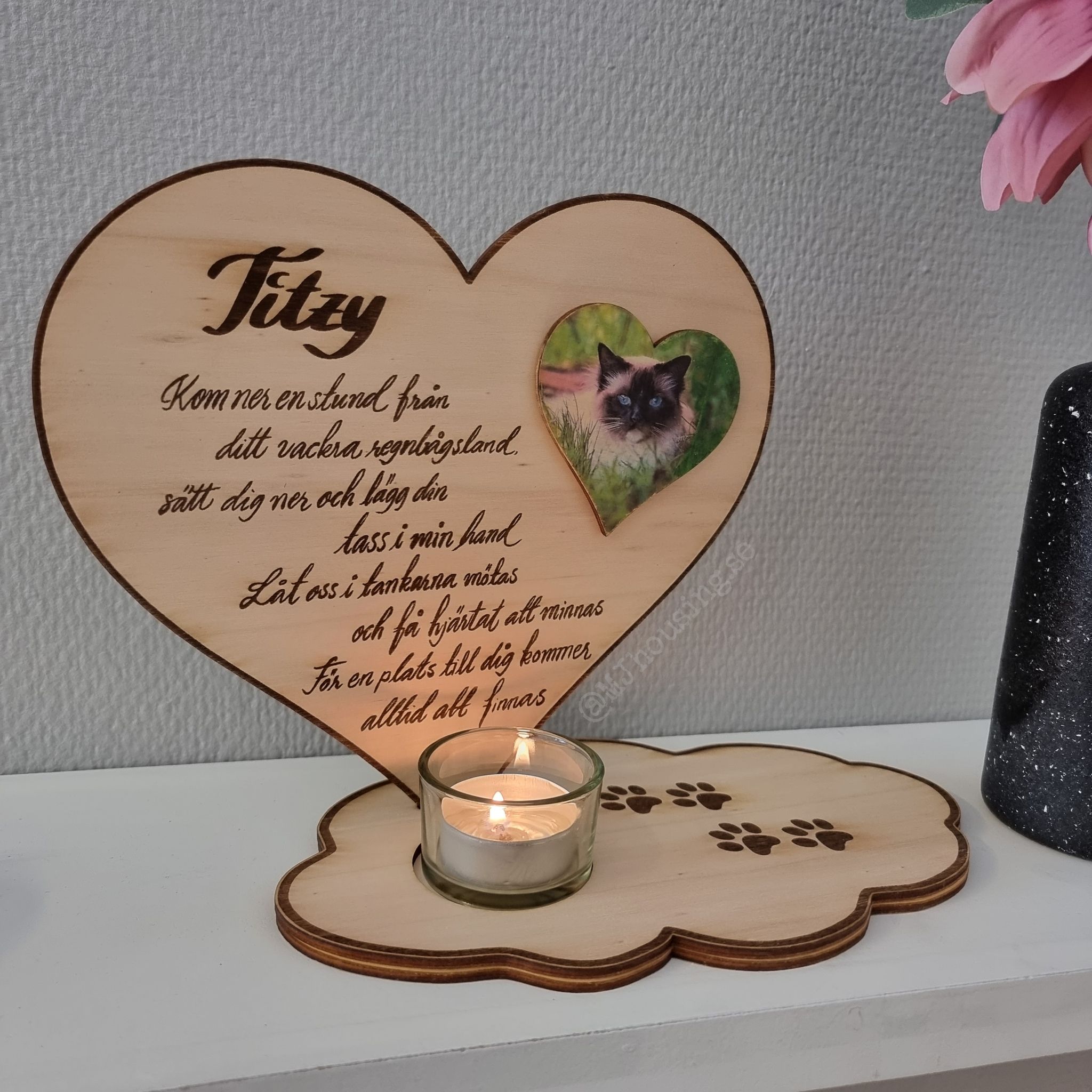 En sista tanke Hjärta Pälskling