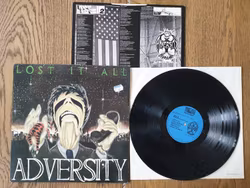Adversity, Lost it all. Vinyl LP