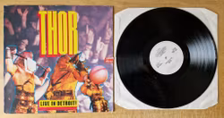 Thor, Live in Detroit. Vinyl LP
