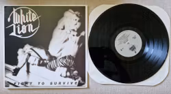 White lion, Fight to survive. Vinyl LP