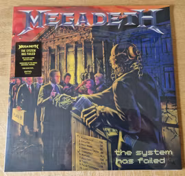 Megadeth, The system has failed. Vinyl LP