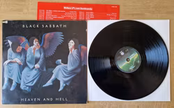Black Sabbath, Heaven and Hell. Vinyl LP