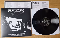 Razor, Armed and dangerous. Vinyl LP