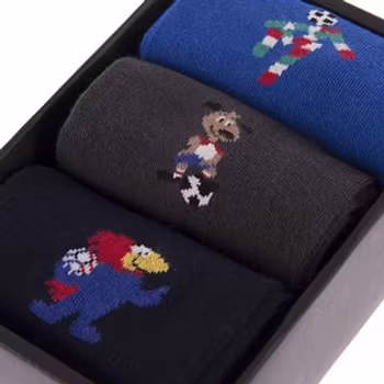 1990-1994-1998 World Cup Socks Box Set