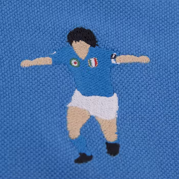 Maradona Napoli Embroidery polo shirt