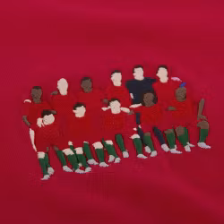 Portugal 2016 European Champions Embroidery T-Shirt