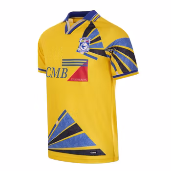 Cardiff City FC 1997-98 Away Retro Football Shirt