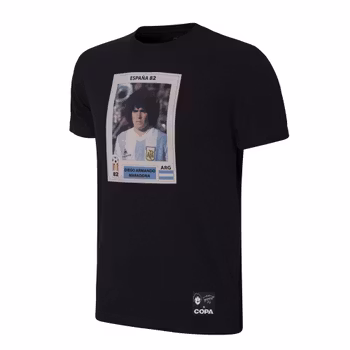 Maradona X Copa Argentina Football Sticker T-Shirt