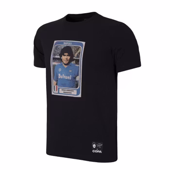 Maradona X Copa Napoli Football Sticker T-Shirt
