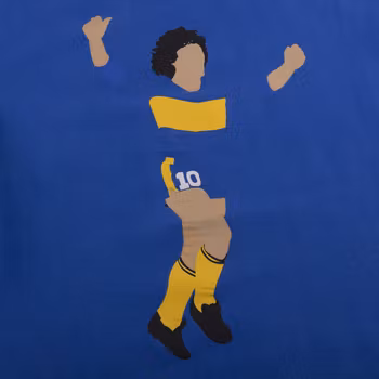 Maradona Boca Graphic T-shirt
